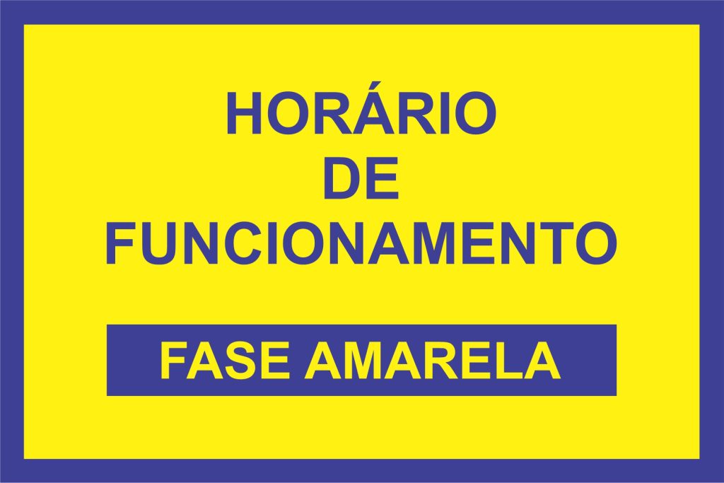 Retomada das atividades VI – Fase Amarela