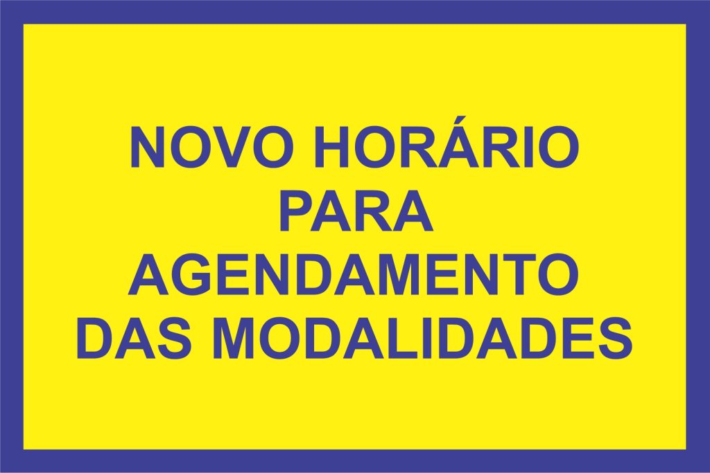 Modificação no horário de agendamento