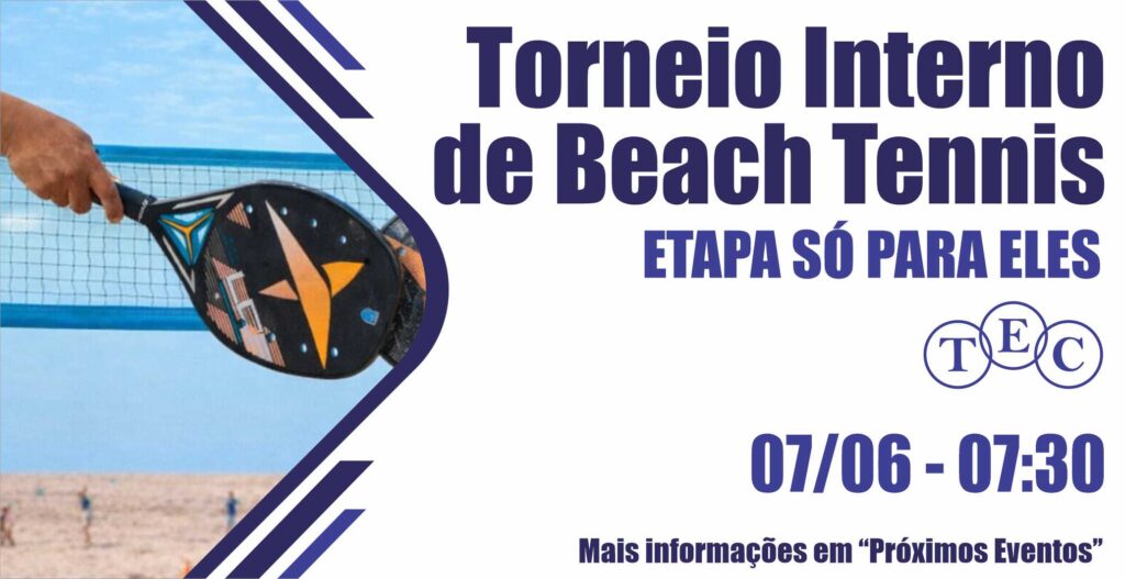 torneio interno de beach tennis_