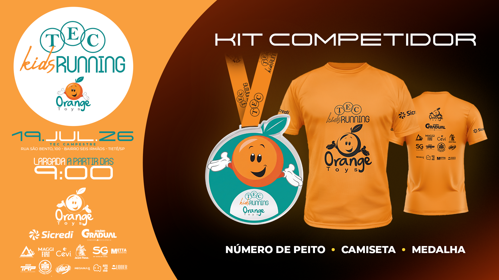 kit competidor kids