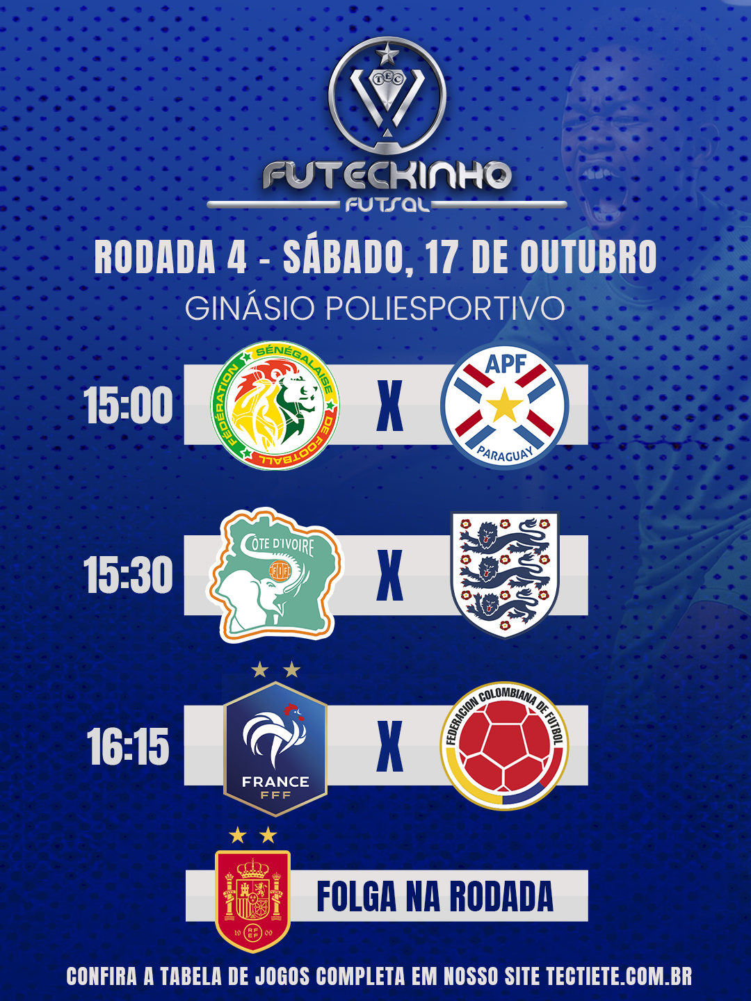 Futeckinho 2026 – Rodada 4