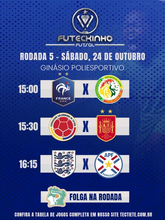 Futeckinho 2026 – Rodada 5